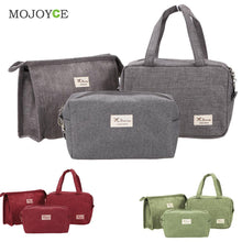 3pcs Makeup Bag Cosmetic Bag Travel Case Toiletry Storage makeup Organizer Handbag Abrasive Cloth Makeup Case make up bag