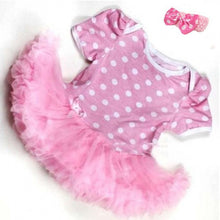 0-12M Lovely Baby Toddler Girls Ruffles Tutu Dress Romper One-Piece Outfit Dresses Clothes + Headband