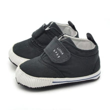 0-18M Newborn Baby Boys Cotton Ankle Canvas High Crib Shoes Casual Sneaker Toddler First Walkers