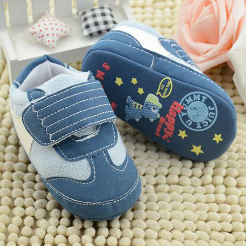 0-18M Toddler born Shoes Baby Infant Kids Boy Girl St Sole Canvas Sneaker