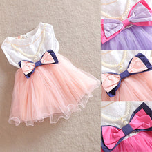 0-3Y Toddler Baby Kids Girls Princess Tutu Dress Bow Necklace Layered Dresses