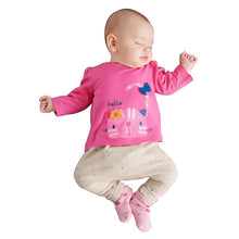 0-4 Years Baby Boy Girls 2 Pieces Sets Long Sleeve T-Shirt and Pants Animal Print Clothes