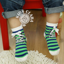 0-4 Years Baby Kids Infant Cotton Shoelaces Anti Slip Trainer Socks Booties Socks
