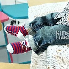 0-4 Years Baby Kids Infant Cotton Shoelaces Anti Slip Trainer Socks Booties Socks