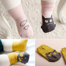 0-4Y Cute Toddler Baby Kids Girls Boys Soft Socks Cartoon Owl Pattern Socks Cotton Socks