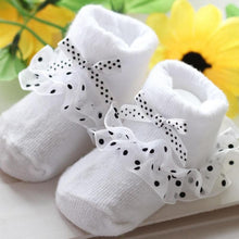 0-6 Months Toddlers Infants Cotton Ankle Socks Baby Girls Princess Bowknots Socks