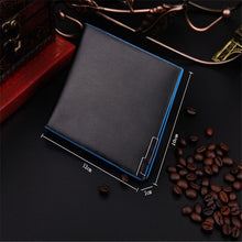 015 Men Stylish Business PU Leather Coin Card Holder Po Holders Men Purse Wallet Purse Wallets