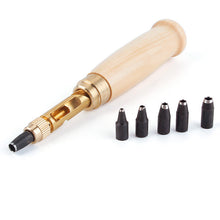 1.5~4.0mm Changeable Multi-function Shaped Hole Punch Cutter Belt Watch Band Hollow Leather Handmade Craft DIY Tool 88000