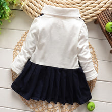 1-5Y Kids Girls Suspender Cotton Dress Long Sleeve Lace Floral Tops Baby Party Dresses PY