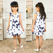 1-5Years Princess Baby Girls Dress Kids Print Sweet One-piece Dresss