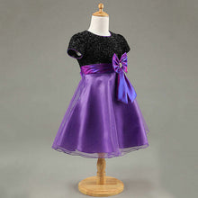 1-7Years Kids Girl Princess Bow Tutu Dress Baby Wedding Party Pageant Tulle Dresses