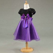 1-7Years Kids Girl Princess Bow Tutu Dress Baby Wedding Party Pageant Tulle Dresses