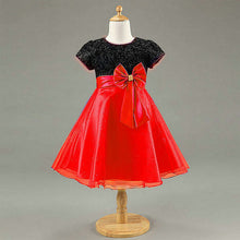 1-7Years Kids Girl Princess Bow Tutu Dress Baby Wedding Party Pageant Tulle Dresses