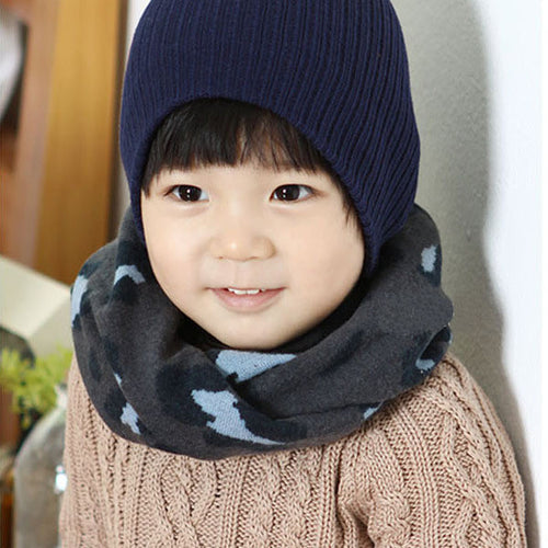 1-8Y Warm Girl Boy Baby Kids Scarf Neckerchief Leopard Printed Scarves New