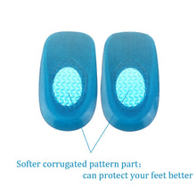1 Pair Feet Care Tool Half Size Shoes Insole Increase Height Gel Insert Insole For 6-9 8-12 Shoes Size Men Women Foot Taller Pad