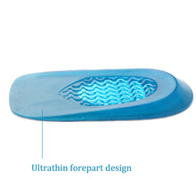 1 Pair Feet Care Tool Half Size Shoes Insole Increase Height Gel Insert Insole For 6-9 8-12 Shoes Size Men Women Foot Taller Pad