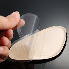 1 Pair Feet Cushion Pad Foot Care Tool Half Size PU & Lint Shoe Insoles Feet Leather Unisex Forefoot Insole