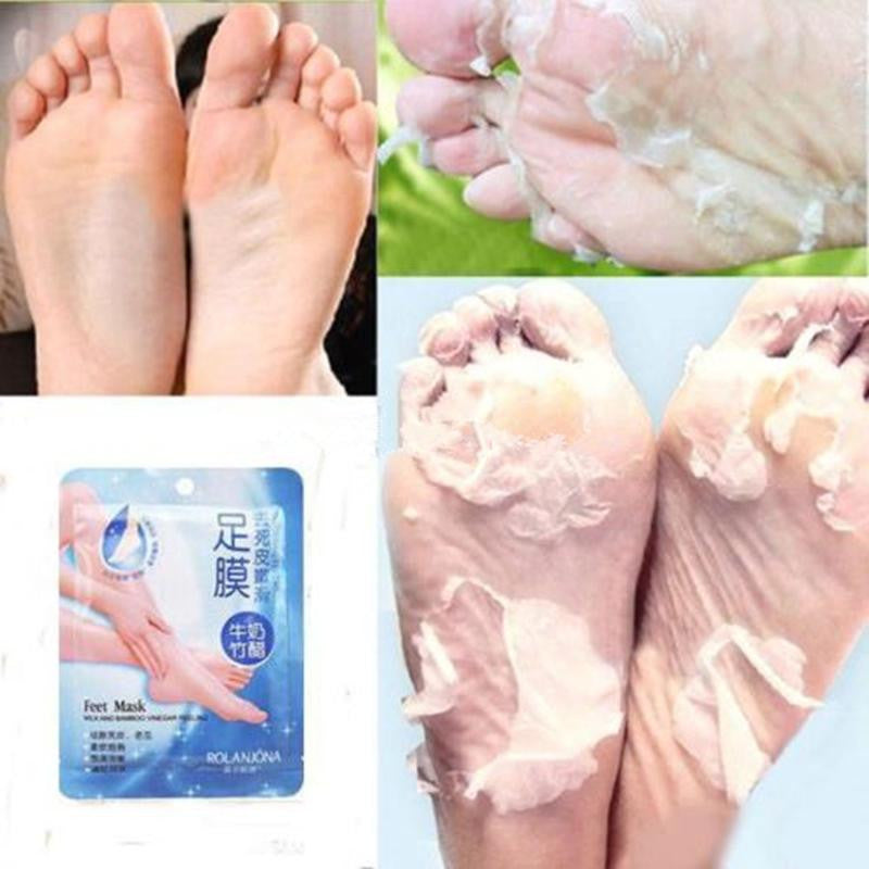 New Baby Exfoliating Foot Mask Peeling Renewal Remove Dead Skin Cuticles Feet Care PY1