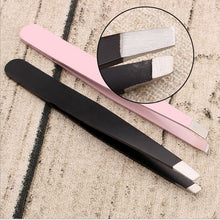 Professional Stainless Steel Slant Tip Hair Removal Eyebrow Tweezer Useful Beatiful Makeup Tool PY2