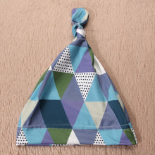 1 Piece Baby Hat Girl Boy Cap Beanie Geometic Infant Cotton Headgear Sleep Hat Baby Accessories