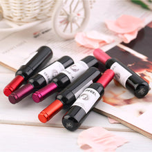 1 Set 6pcs Wine Bottle Waterproof Long Lasting Stained Lip Gloss Lipstick