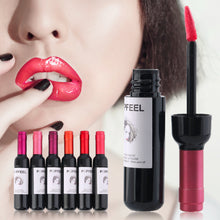 1 Set 6pcs Wine Bottle Waterproof Long Lasting Stained Lip Gloss Lipstick