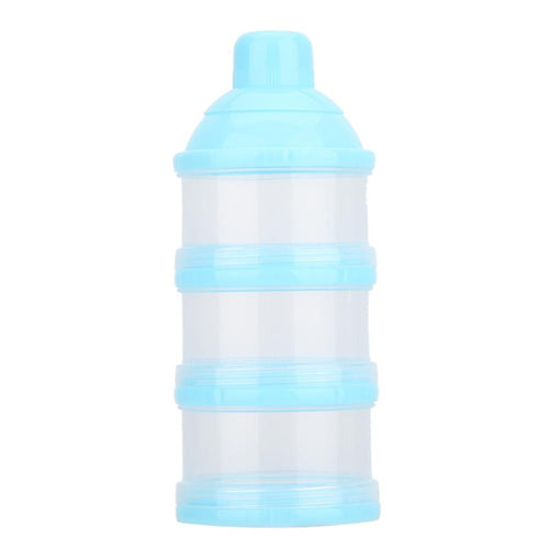 1 Baby Food Container Infant Feeding Milk Snacks Boxes Powder Milk Box Storage Food Bottle Container 3 Cells Grid Box