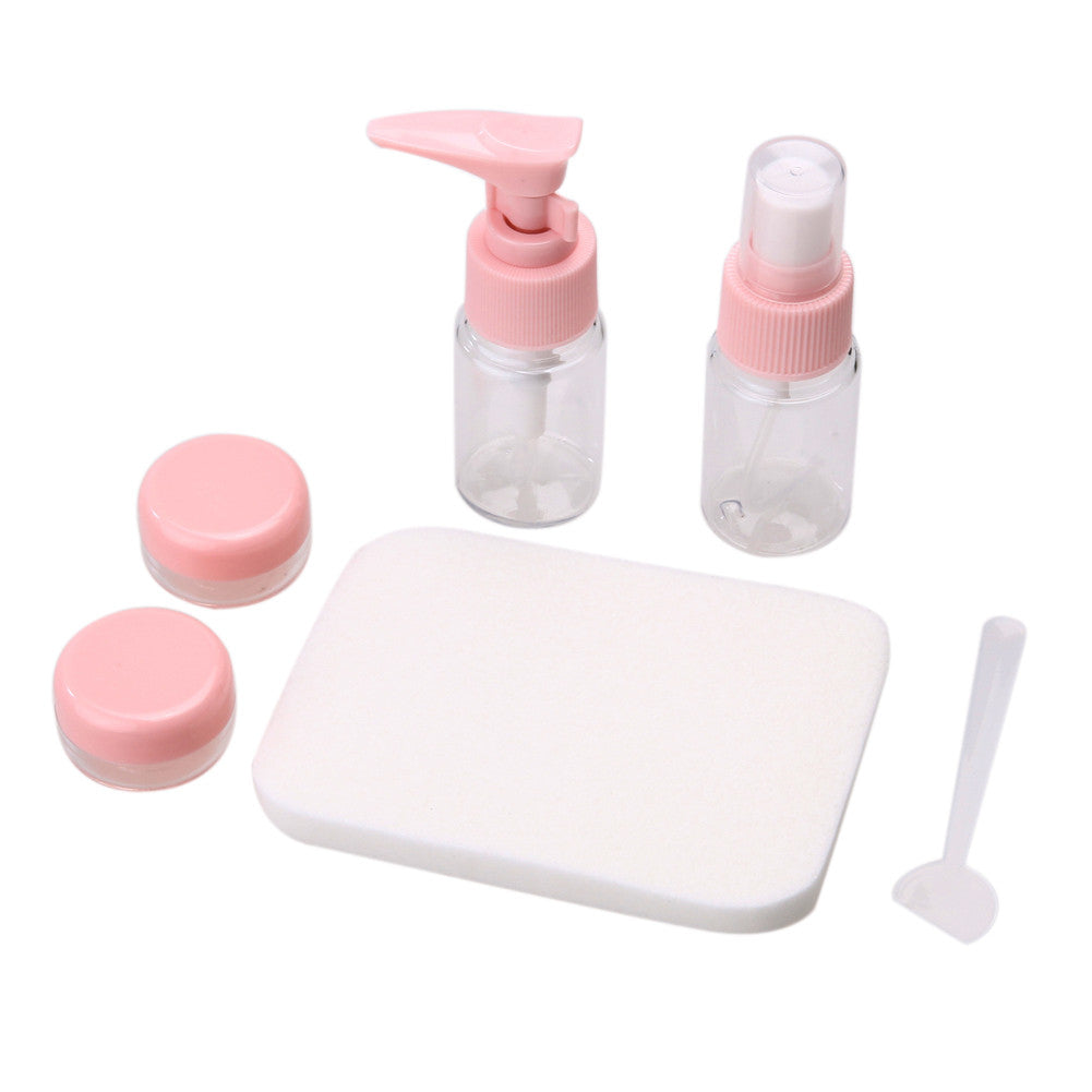 1 Bottle Refillable Protable 30ML Soap Plastic Pressed Pump Spray Bottle Emulsion Cream Refillable Bottles Rom Color