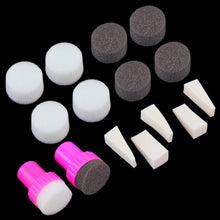 1 Set Nail Art Sponge Stamper Shade Transfer Template Polish icure Tool