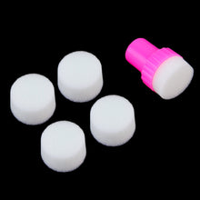 1 Set Nail Art Sponge Stamper Shade Transfer Template Polish icure Tool