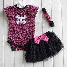 1 Set Newborn Infant Baby Girl Clothing Polka Dot Headband + Romper + TUTU Outfit Clothes 3pcss  Sets