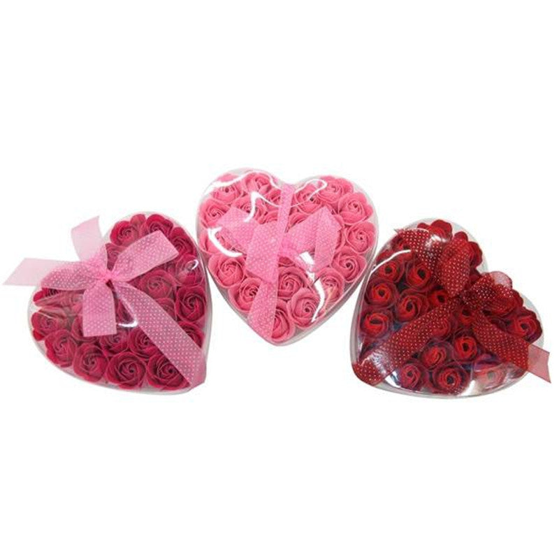 1 Set Rose Flower Soap Bath Shower Gift Cleansers Bathroom Wash 90671