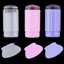 1 Set Silicone Nail Art Seal Printing Stamper Transfer + Scraper Kit DIY