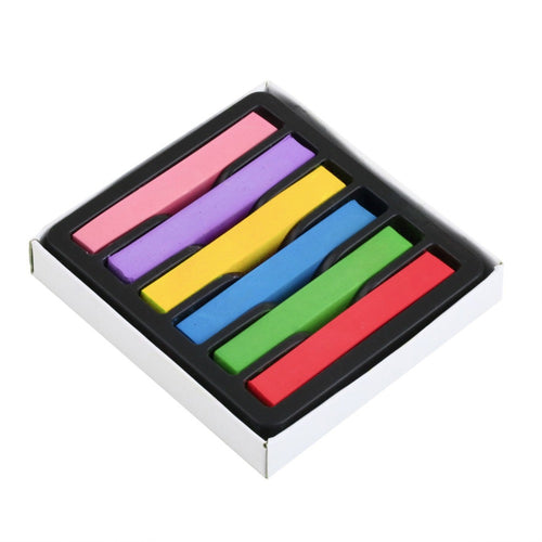 1 set 6 Colors chalk hair dyeing hair color chalk crayon 6 colors hair pins