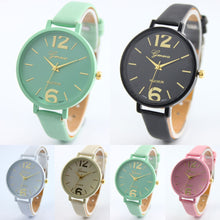 10 Colors luxury Casual Women's Watches PU Leather Korean Crystal Rivet Bracelet Watch Girls Ladies Relogio