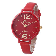 10 Colors Women Bracelet Watch Geneva Famous brand Ladies Faux Leather Analog Quartz Wrist Watch Clock Women relojes mujer