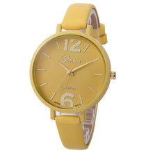10 Colors Women Bracelet Watch Geneva Famous brand Ladies Faux Leather Analog Quartz Wrist Watch Clock Women relojes mujer