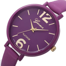 10 Colors Women Bracelet Watch Geneva Famous brand Ladies Faux Leather Analog Quartz Wrist Watch Clock Women relojes mujer