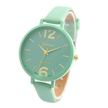 10 Colors Women Bracelet Watch Geneva Famous brand Ladies Faux Leather Analog Quartz Wrist Watch Clock Women relojes mujer