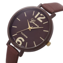 10 Colors Women Bracelet Watch Geneva Famous brand Ladies Faux Leather Analog Quartz Wrist Watch Clock Women relojes mujer