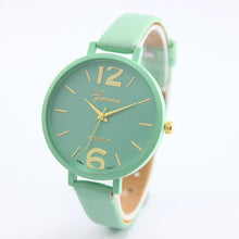 10 Colors Women Bracelet Watch Geneva Famous brand Ladies Faux Leather Analog Quartz Wrist Watch Clock Women relojes mujer