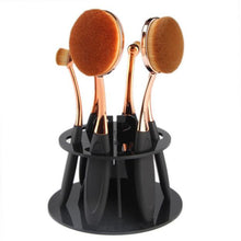 10 Hole /6 Hole Oval make up brush holder Drying Rack Organizer Oval toothbrush holder Makeup Brushes Cosmetic Shelf Tool