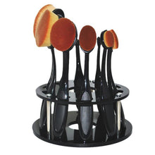 10 Hole Maange Oval Makeup Brush Holder Drying Rack Organizer toothbrush holder Shelf Cosmetic Eyeshadow Makeup Brushes Tool