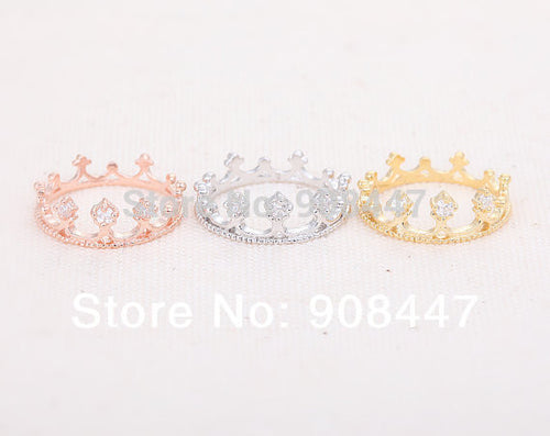 10 PCS Cubic Tiara Knuckle Ring - jewelry rings,anniversary rings Wedding Rings