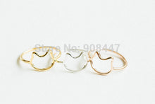 10 PCS- Simple kitty line ring ,kitty ring,cat shape ring,animal ring -