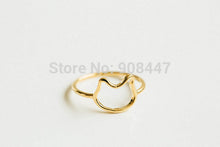 10 PCS- Simple kitty line ring ,kitty ring,cat shape ring,animal ring -