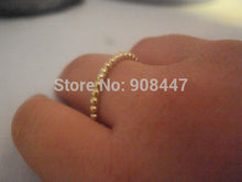 10 PCS- Slim Stacking ring,skinny ring, stacking band gold Beaded ring, full bead wire ring