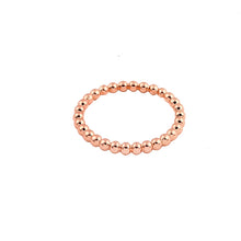 10 PCS- Slim Stacking ring,skinny ring, stacking band gold Beaded ring, full bead wire ring