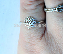 10 PCS- The Original Tiny Wonders Lotus flower Ring - Gold midi ring,cool rings-