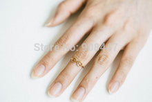 10 PCS- Double peace sign ring peace shape ring -